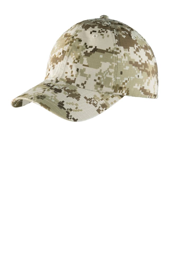 Port Authority ® Digital Ripstop Camouflage Cap