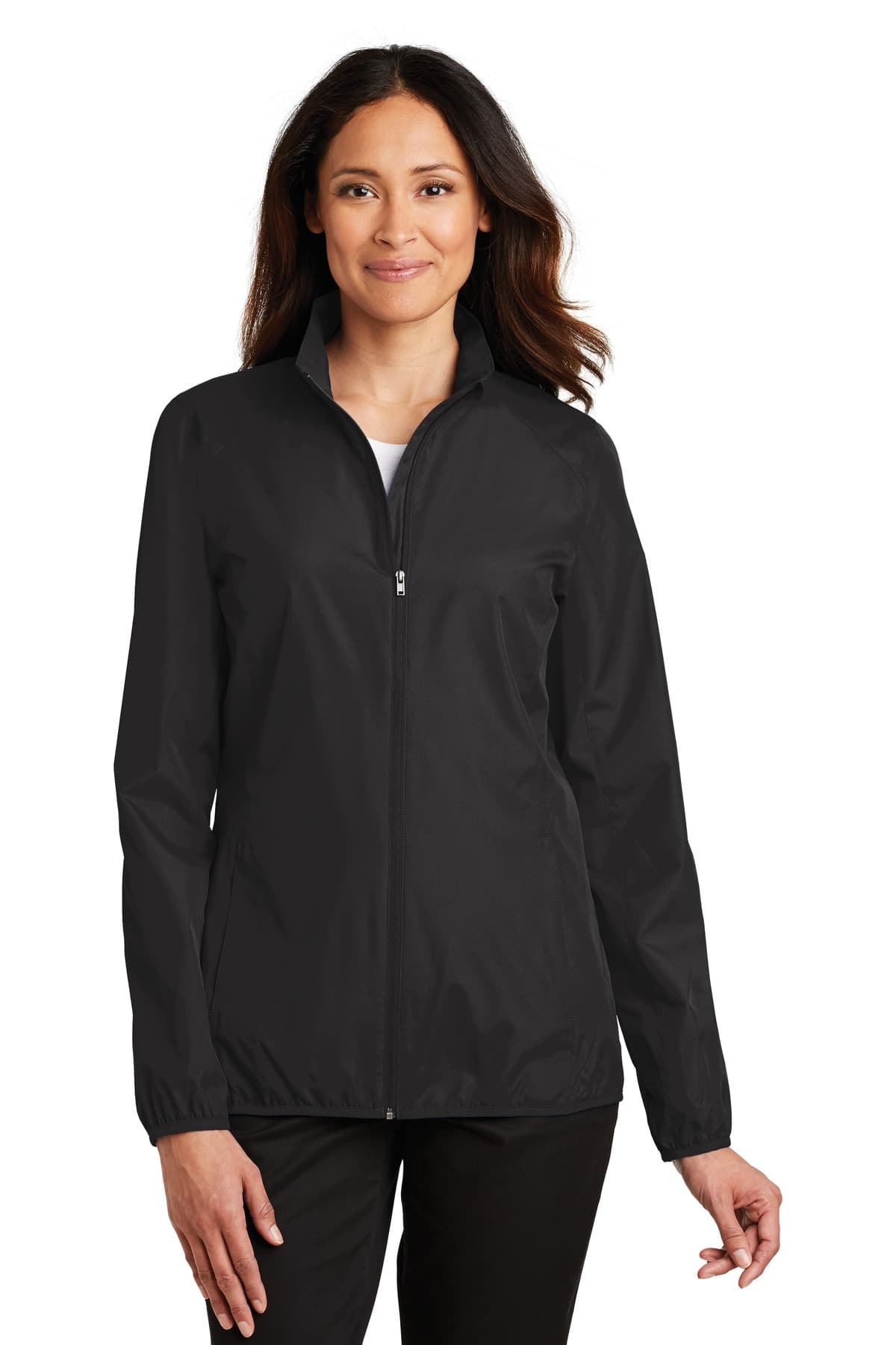 Port Authority ® Women's Zephyr Full-Zip Jacket — Black