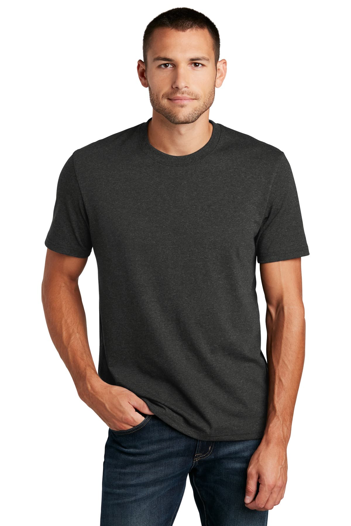 District ® Re-Tee — Charcoal Heather