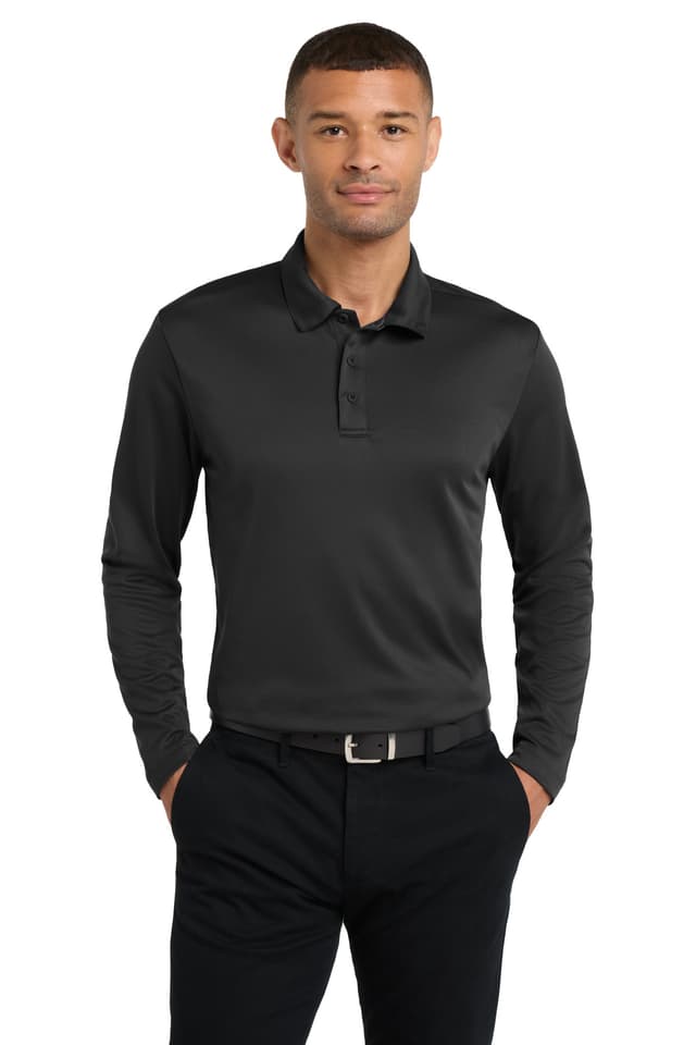 Port Authority ® Silk Touch Performance Long Sleeve Polo