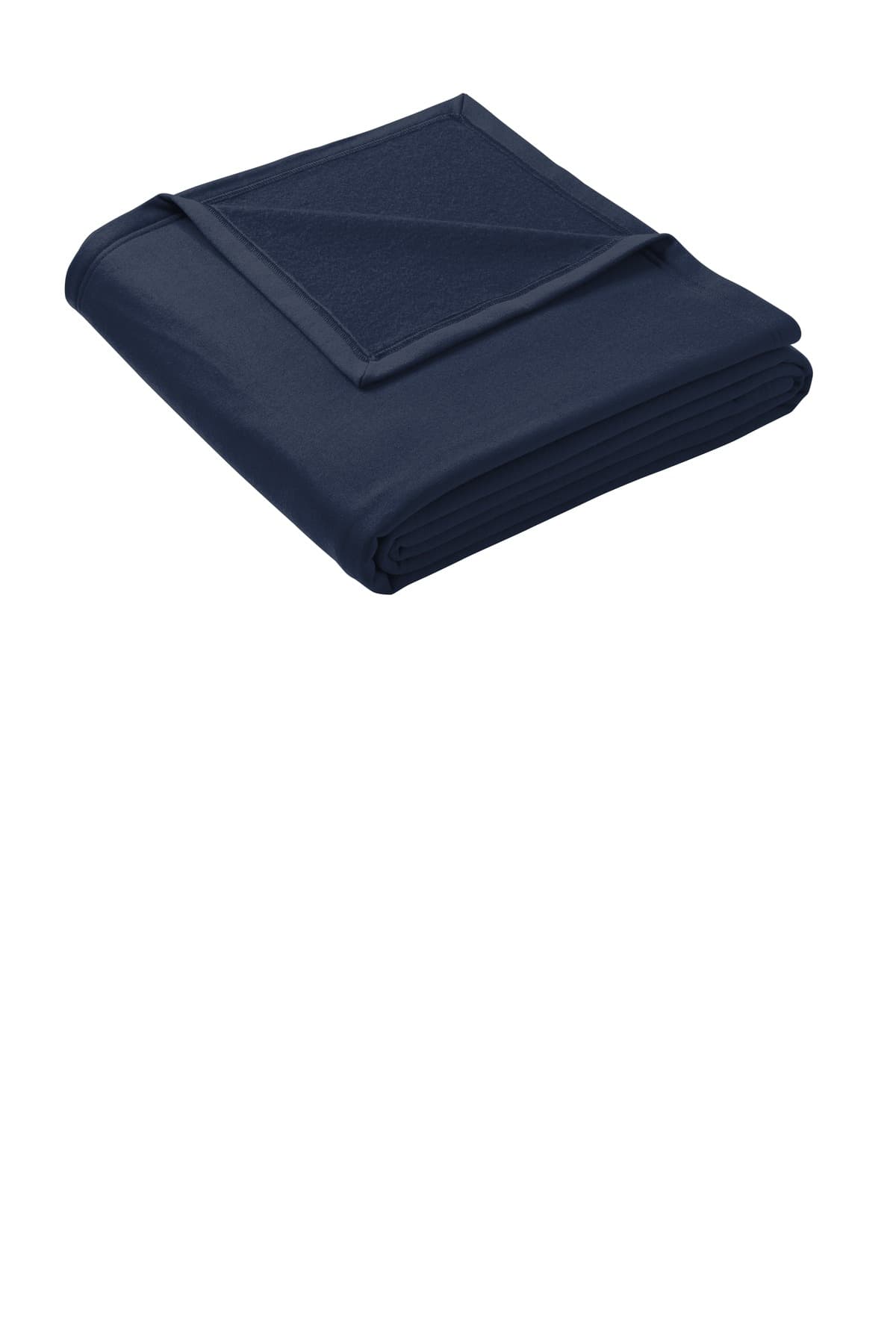 Port & Co Oversized Core Fleece Sweatshirt Blanket — Navy