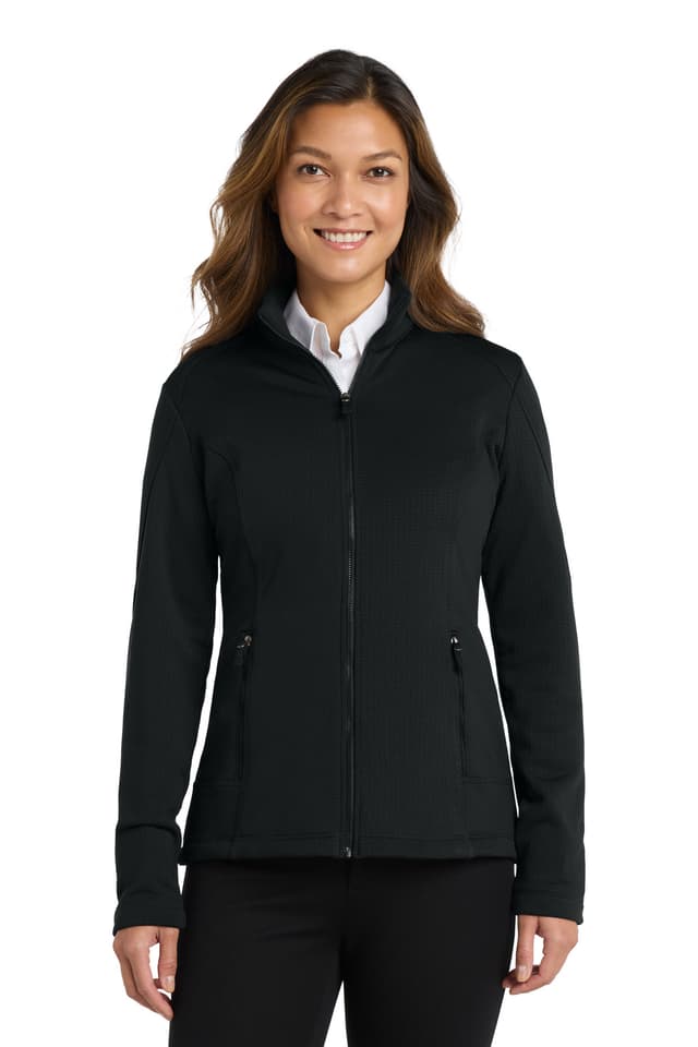 Port Authority ® Women's Grid Fleece Jacket