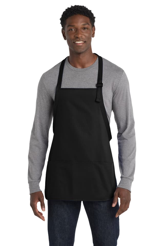 Port Authority ® Medium-Length Apron with Pouch Pockets