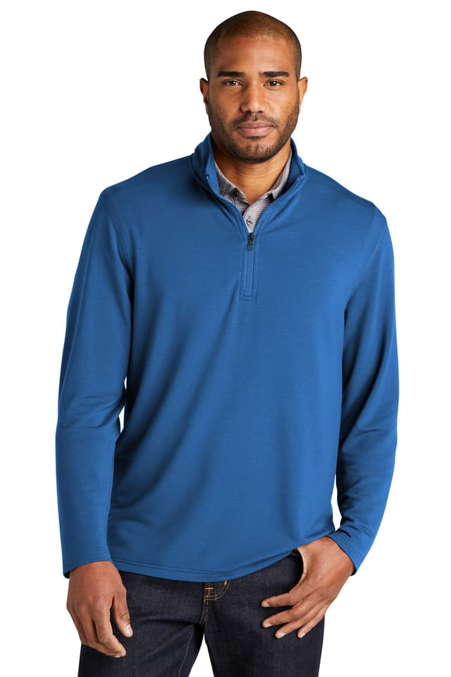 Port Authority ® Microterry 1/4-Zip Pullover