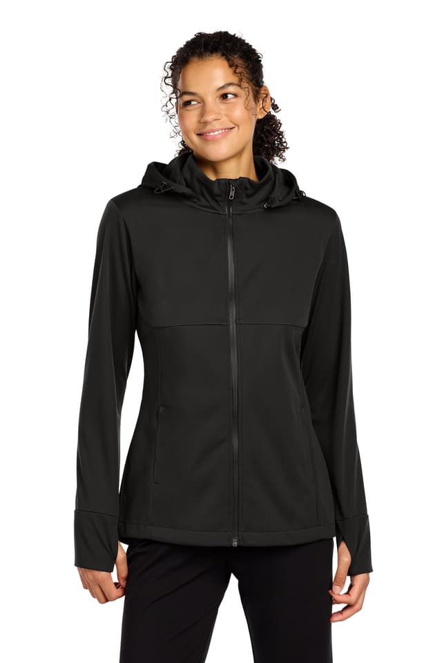 Sport-Tek ® Women's Hooded Soft Shell Jacket