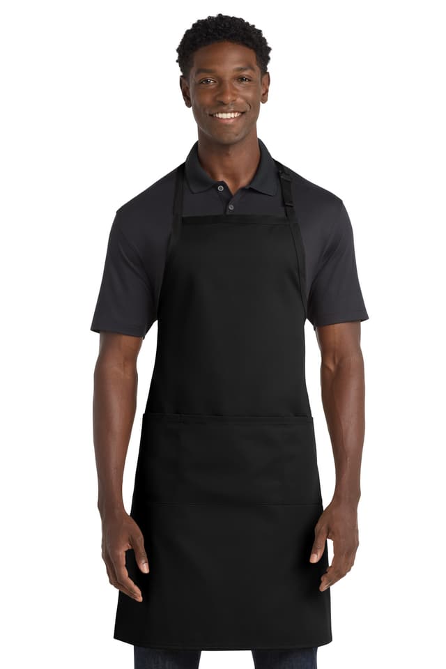 Port Authority ® Easy Care Extra Long Bib Apron with Stain Release