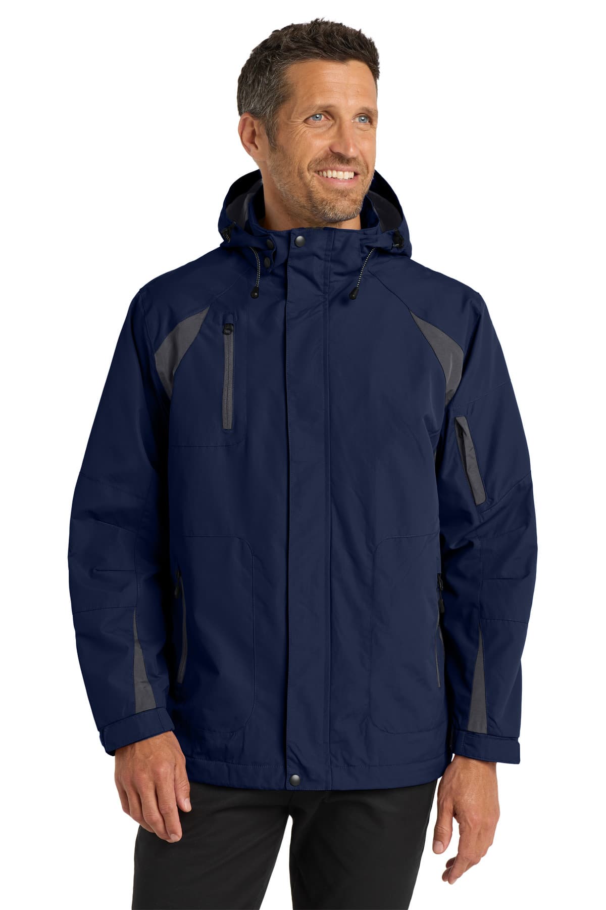 Port Authority ® All-Season II Jacket — True Navy/ Iron Grey