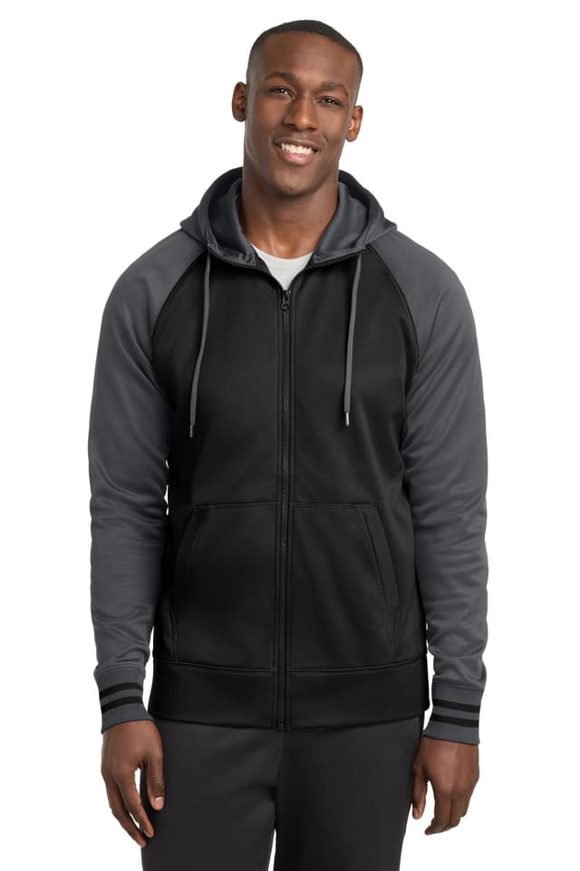 Sport-Tek ® Sport-Wick ® Varsity Fleece Full-Zip Hooded Jacket