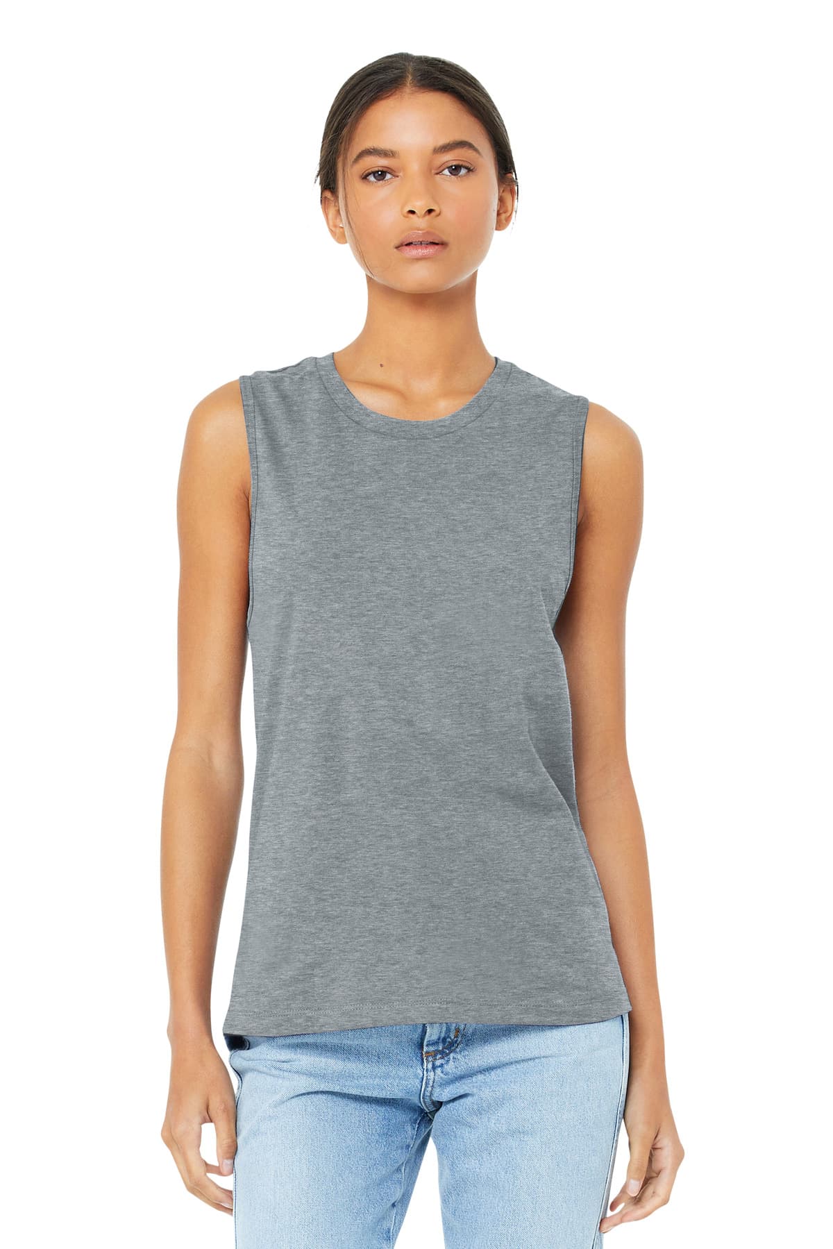 BELLA+CANVAS ® Women's Jersey Muscle Tank — Athletic Heather