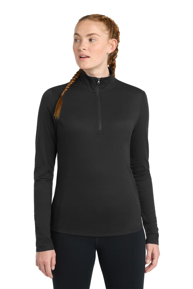 Sport-Tek ® Women's PosiCharge ® Tri-Blend Wicking 1/4-Zip Pullover
