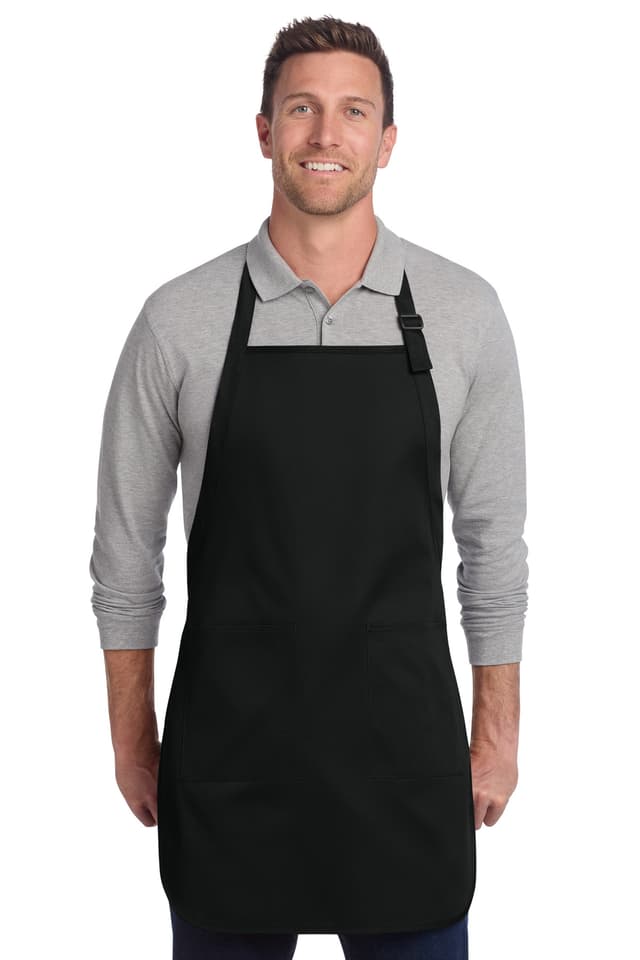Port Authority ® Full-Length Two-Pocket Bib Apron