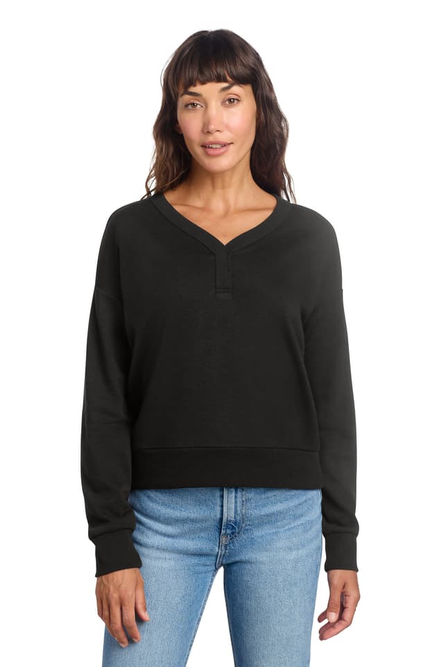 District ® Women's Perfect Tri ® Fleece V-Neck Sweatshirt