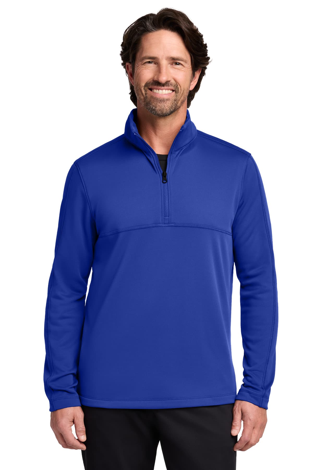 Port Authority ® Smooth Fleece 1/4-Zip — True Royal