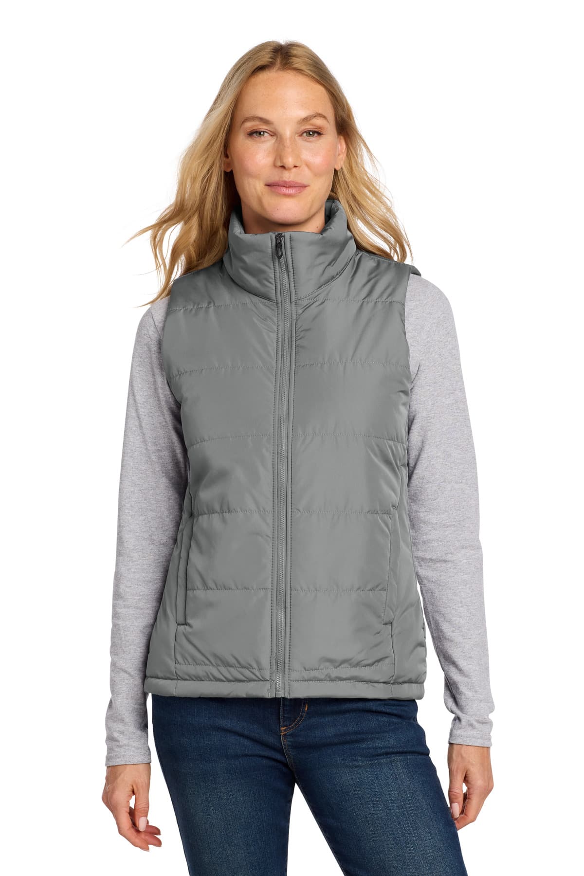 Port Authority ® Women's Puffer Vest — Shadow Grey