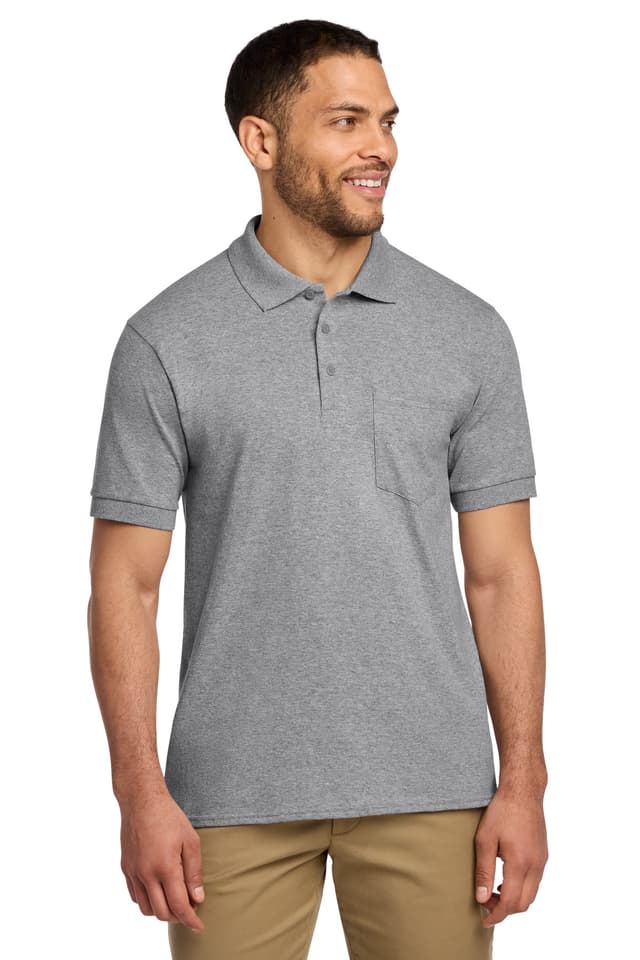 Port & Co Core Blend Jersey Knit Pocket Polo