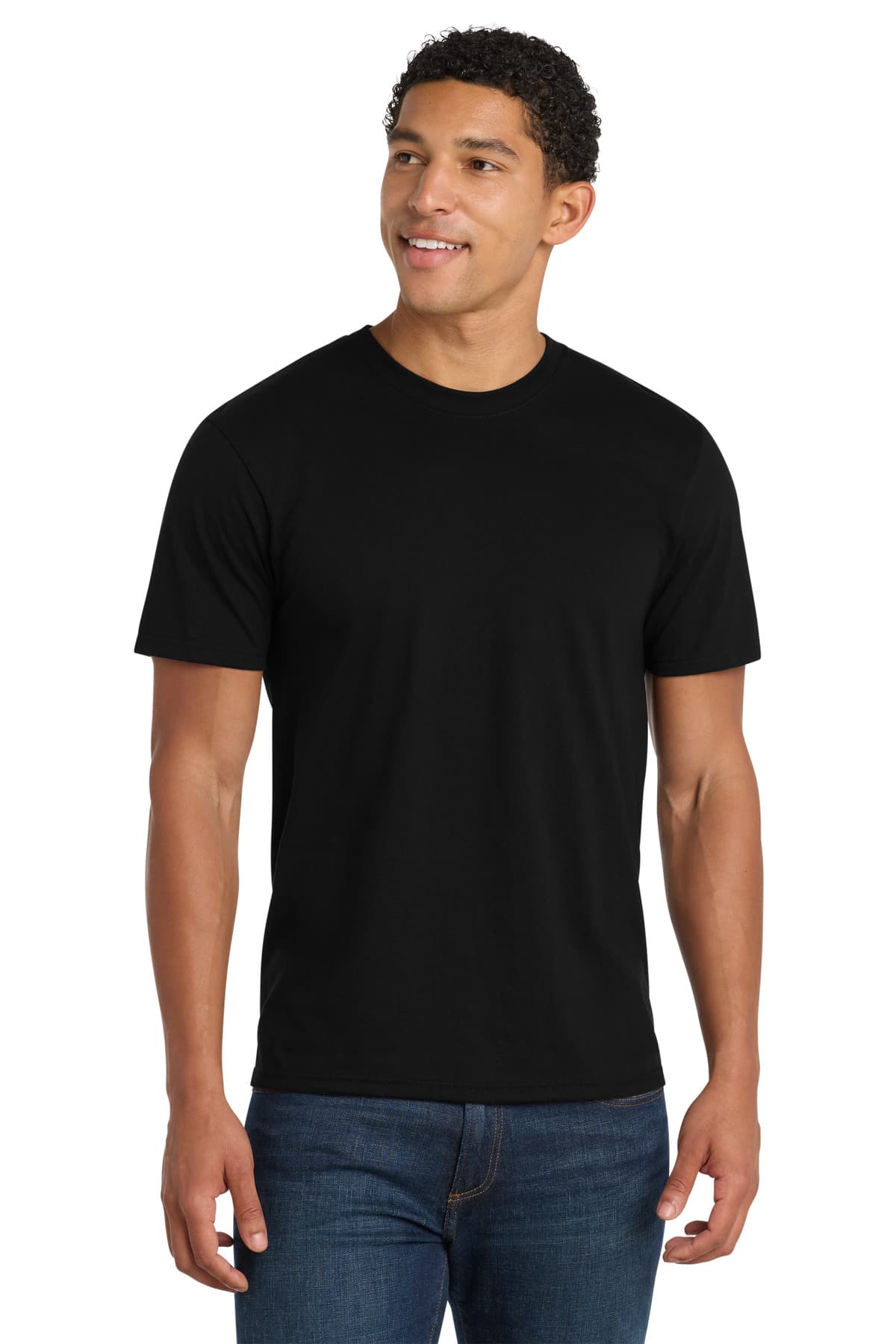 Port & Co Fan Favorite Blend Tee — Jet Black