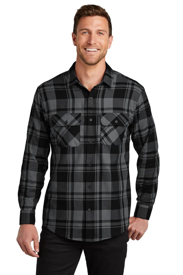 Port Authority ® Plaid Flannel Shirt