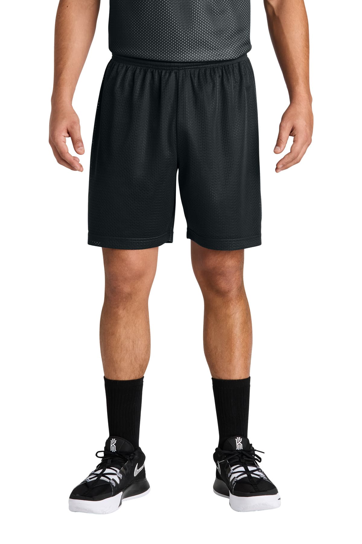 Sport-Tek ® PosiCharge ® Mesh 7' Short — Black