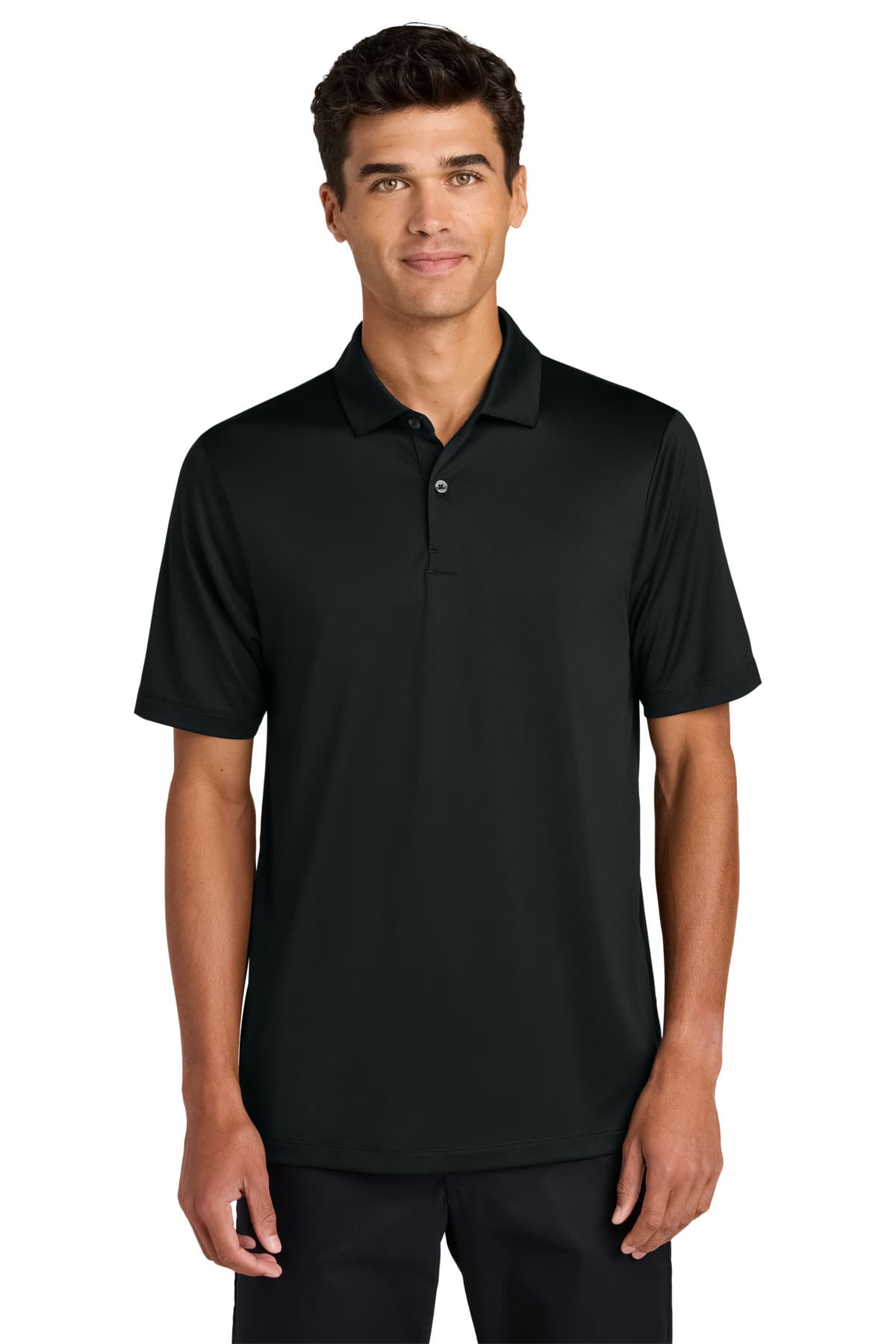Mercer+Mettle ® Recharge Jersey Polo — Deep Black