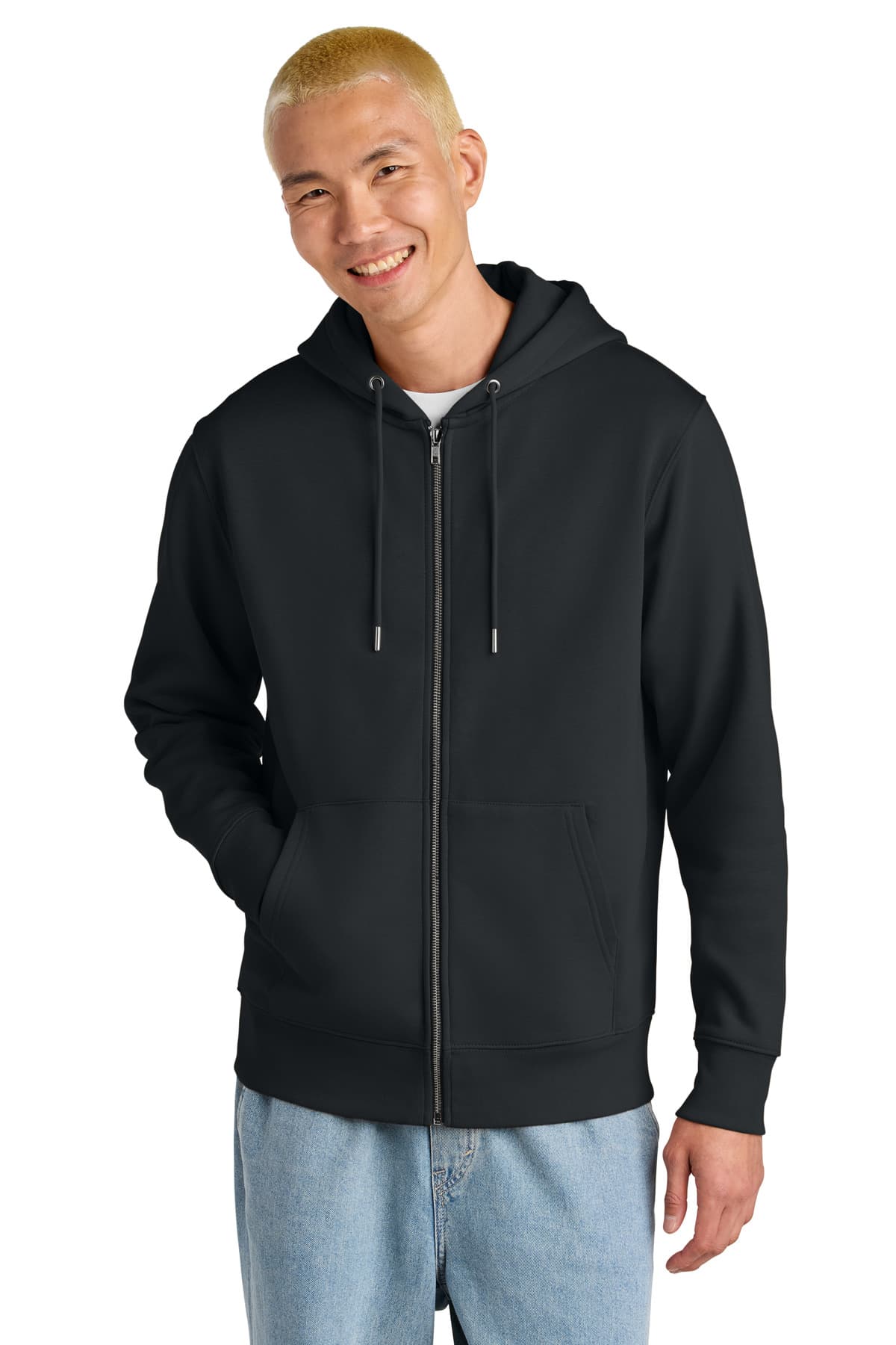 Stanley/Stella ® Unisex Cultivator 2.0 Full-Zip Hooded Sweatshirt — Black