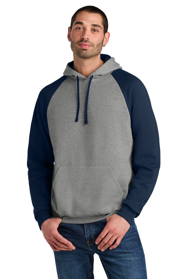 Jerzees ® Unisex NuBlend ® Colorblock Raglan Hoodie Sweatshirt