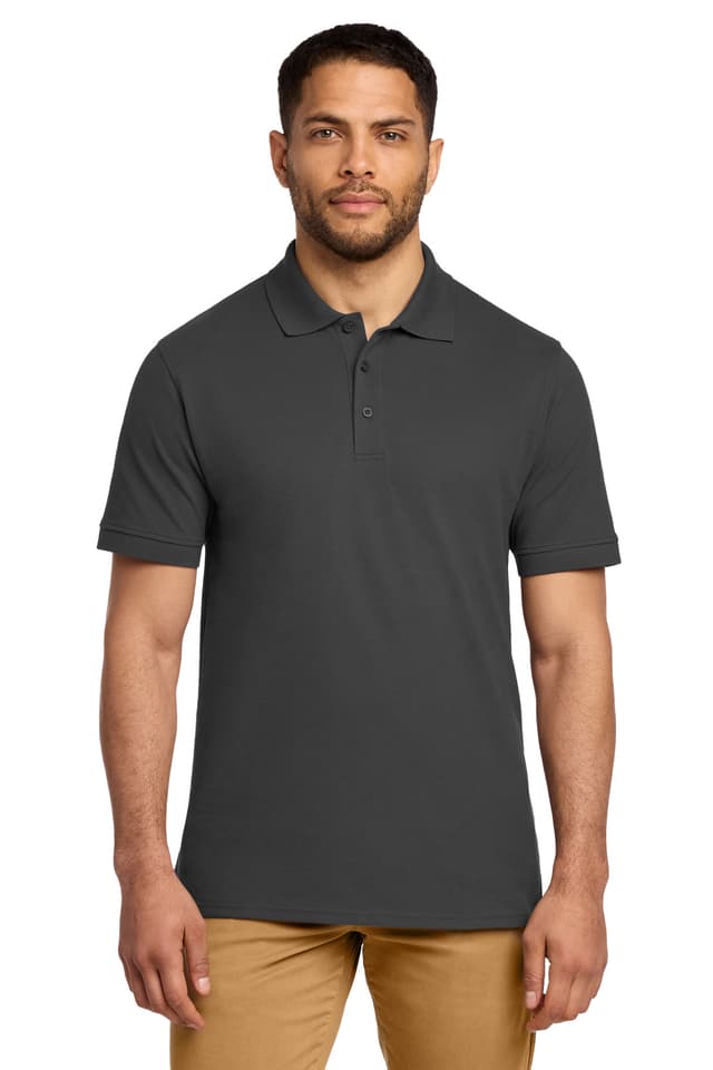 Port & Co Combed Ring Spun Pique Polo