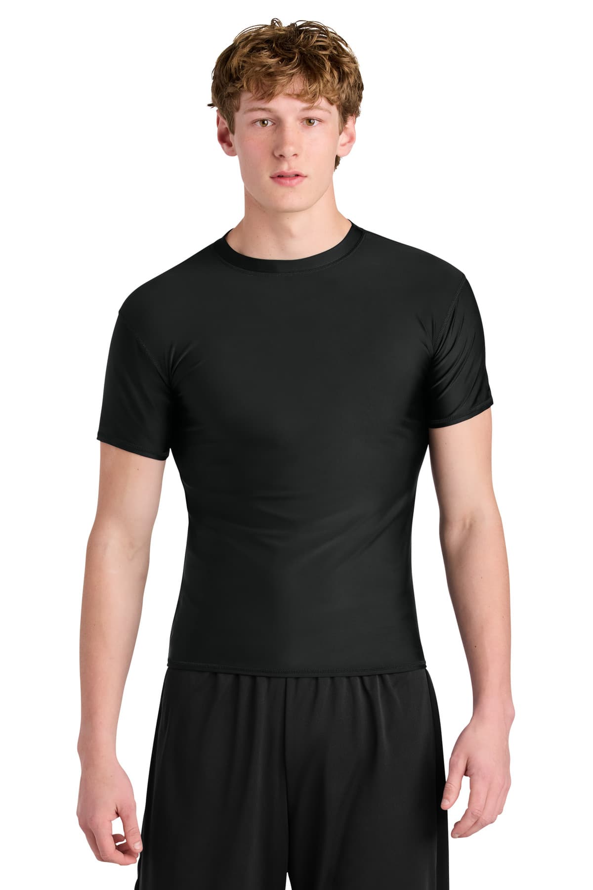 A4 Compression Short Sleeve Tee — Black