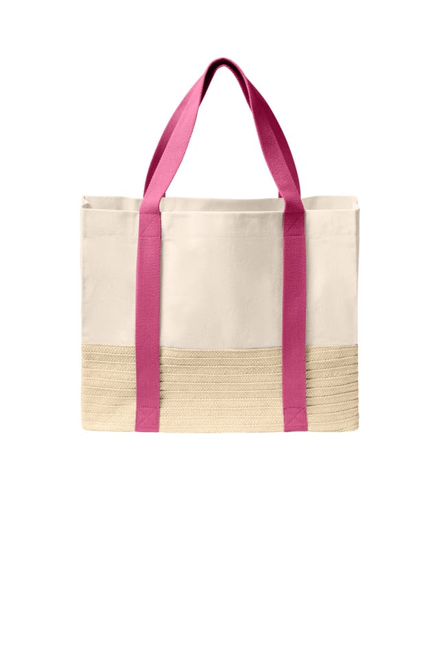 Port Authority ® Straw Market Tote