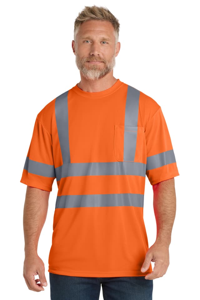 CornerStone ® - ANSI 107 Class 3 Short Sleeve Snag-Resistant Reflective T-Shirt