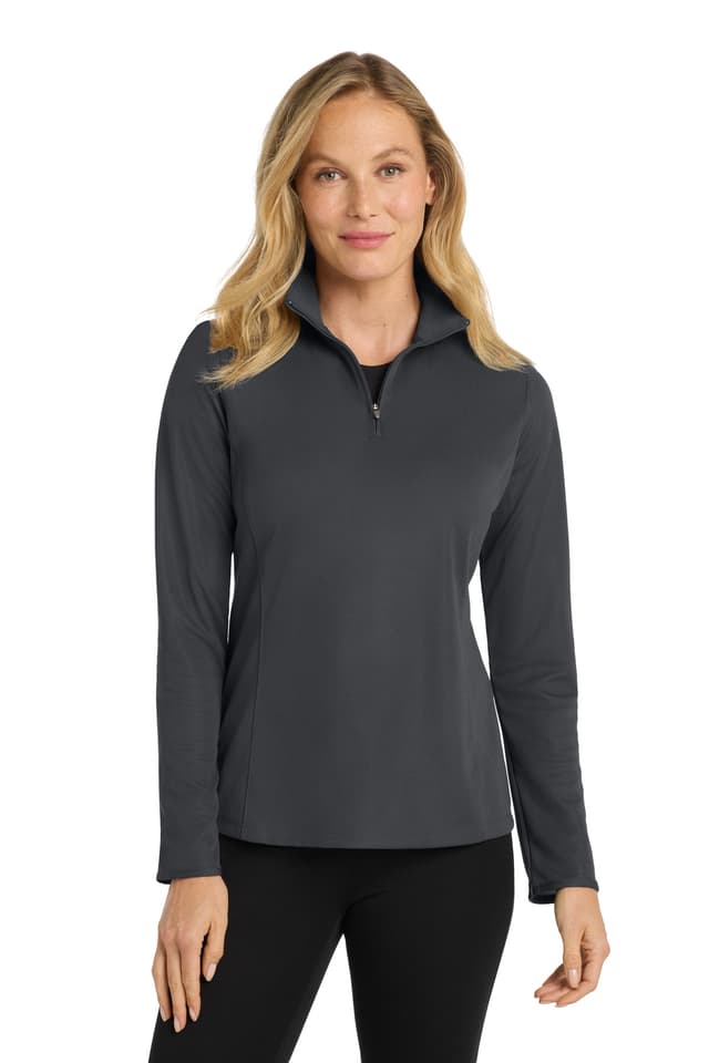 Port Authority ® Women's Pinpoint Mesh 1/2-Zip