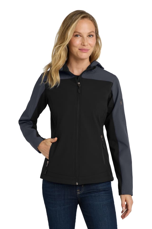 Port Authority ® Women's Hooded Core Soft Shell Jacket