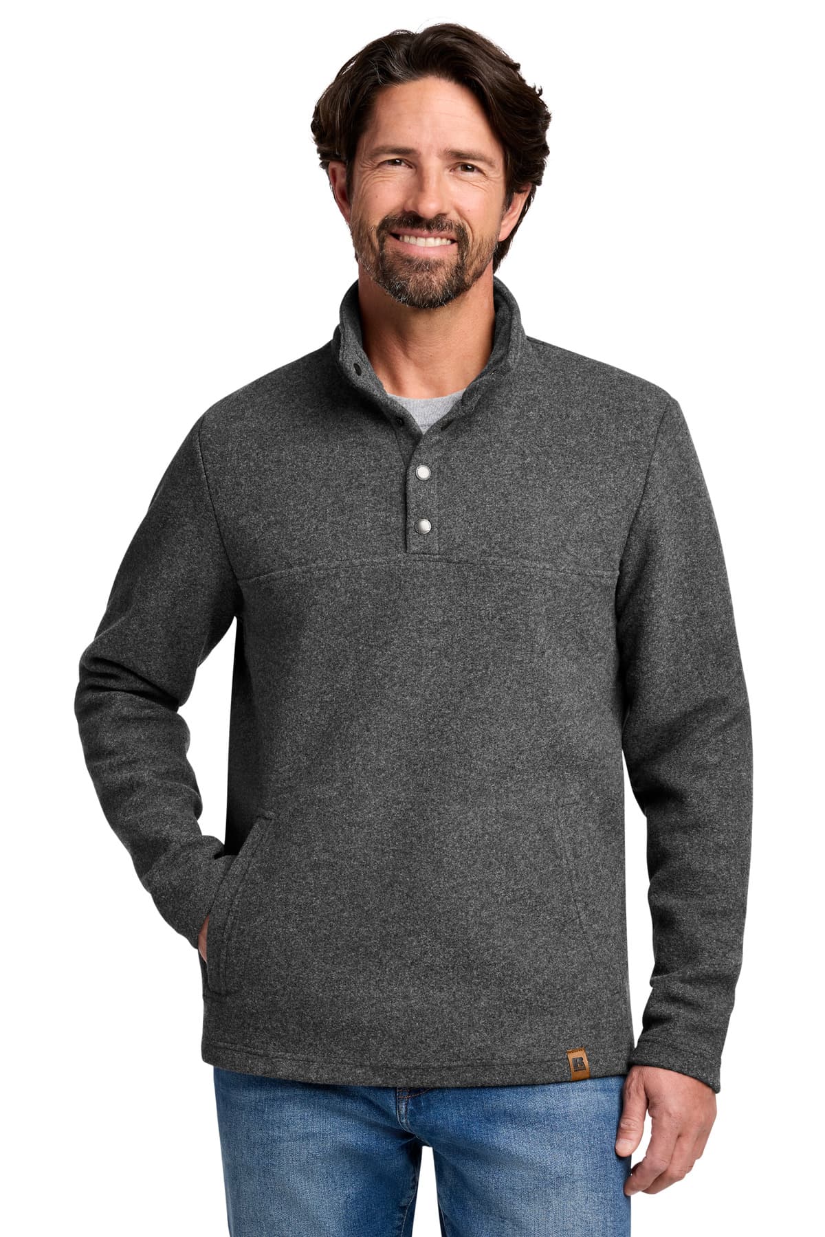 Russell Outdoors Basin Snap Pullover RU551 — Graphite Heather