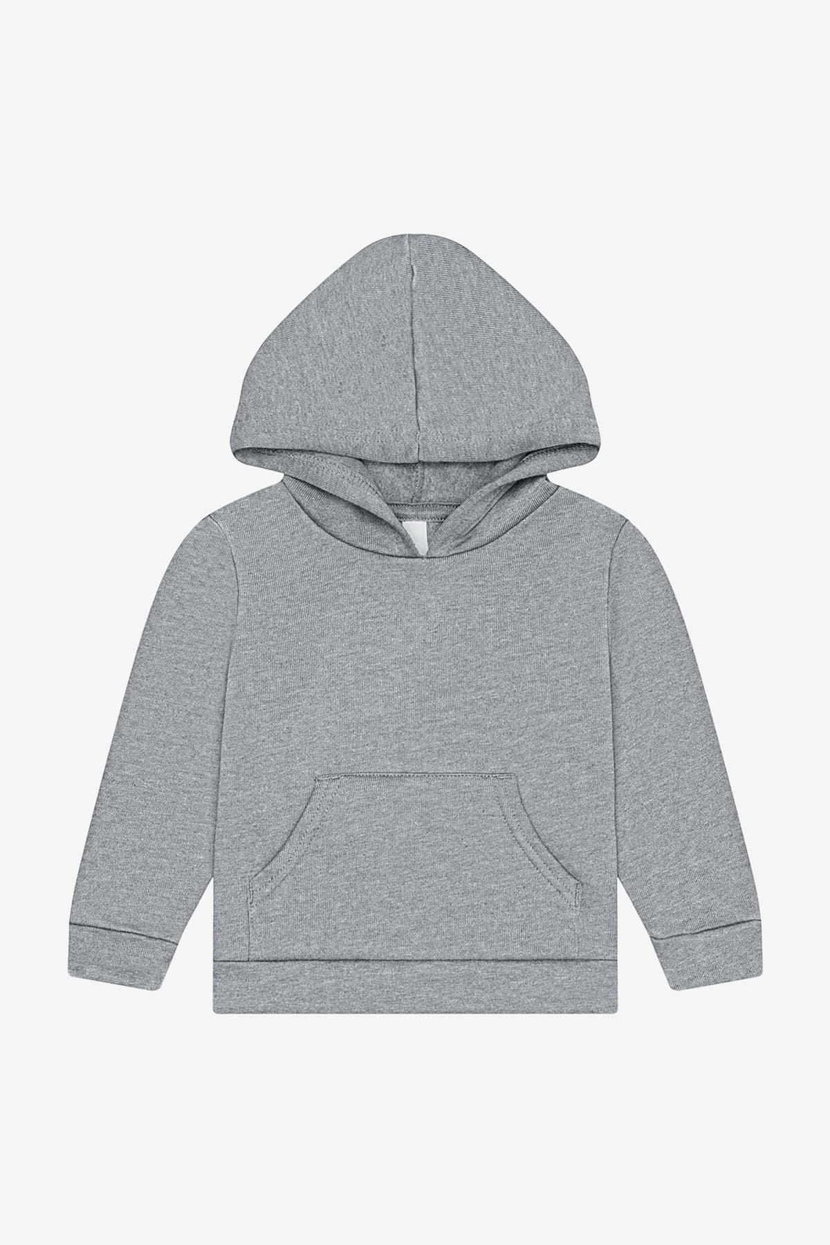 BELLA+CANVAS ® Toddler Sponge Fleece Hooded Sweatshirt — Athletic Heather